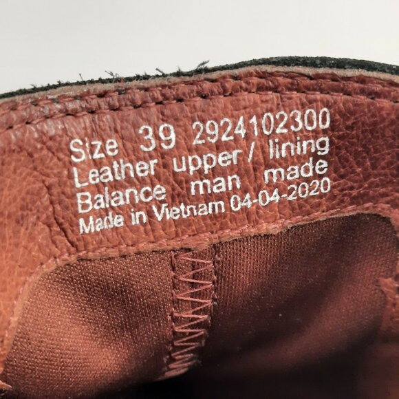 Dansko Bea Womens Size 39 US 8.5-9 Boots Black Nubuck Stacked Heel Waterproof - Picture 10 of 10